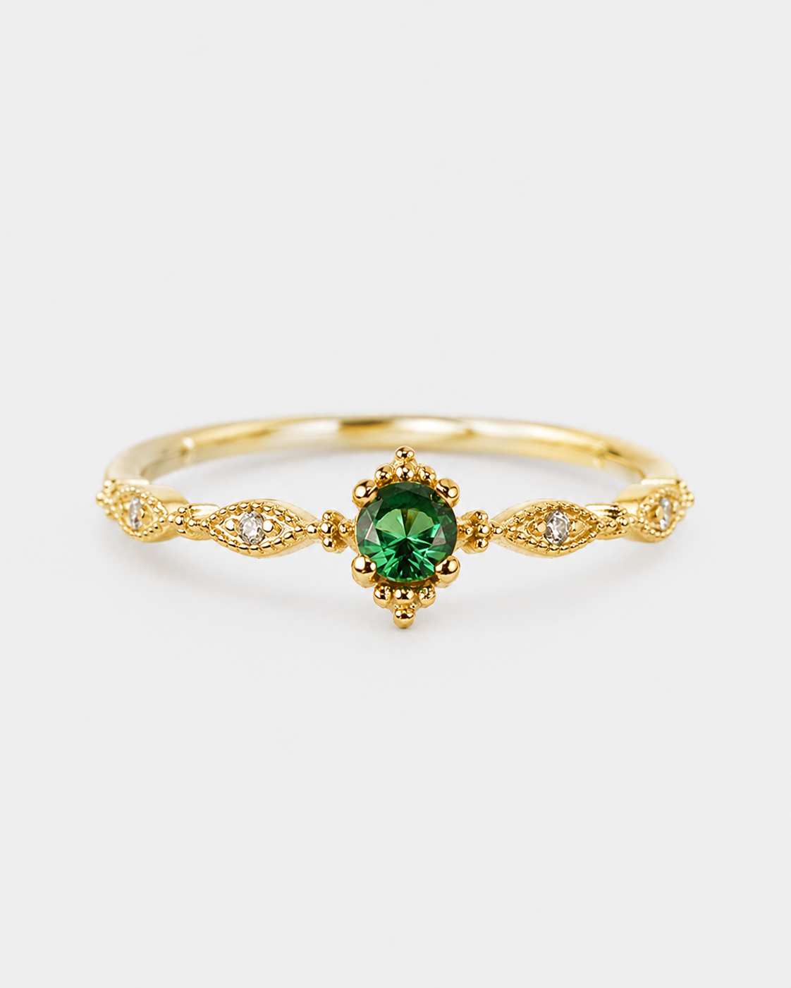 Sage Crown Ring