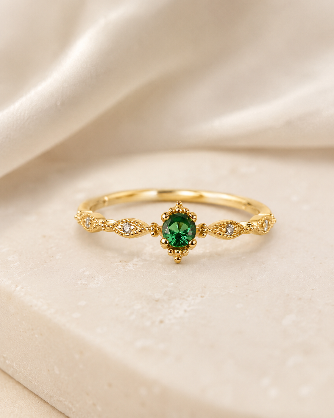 Sage Crown Ring