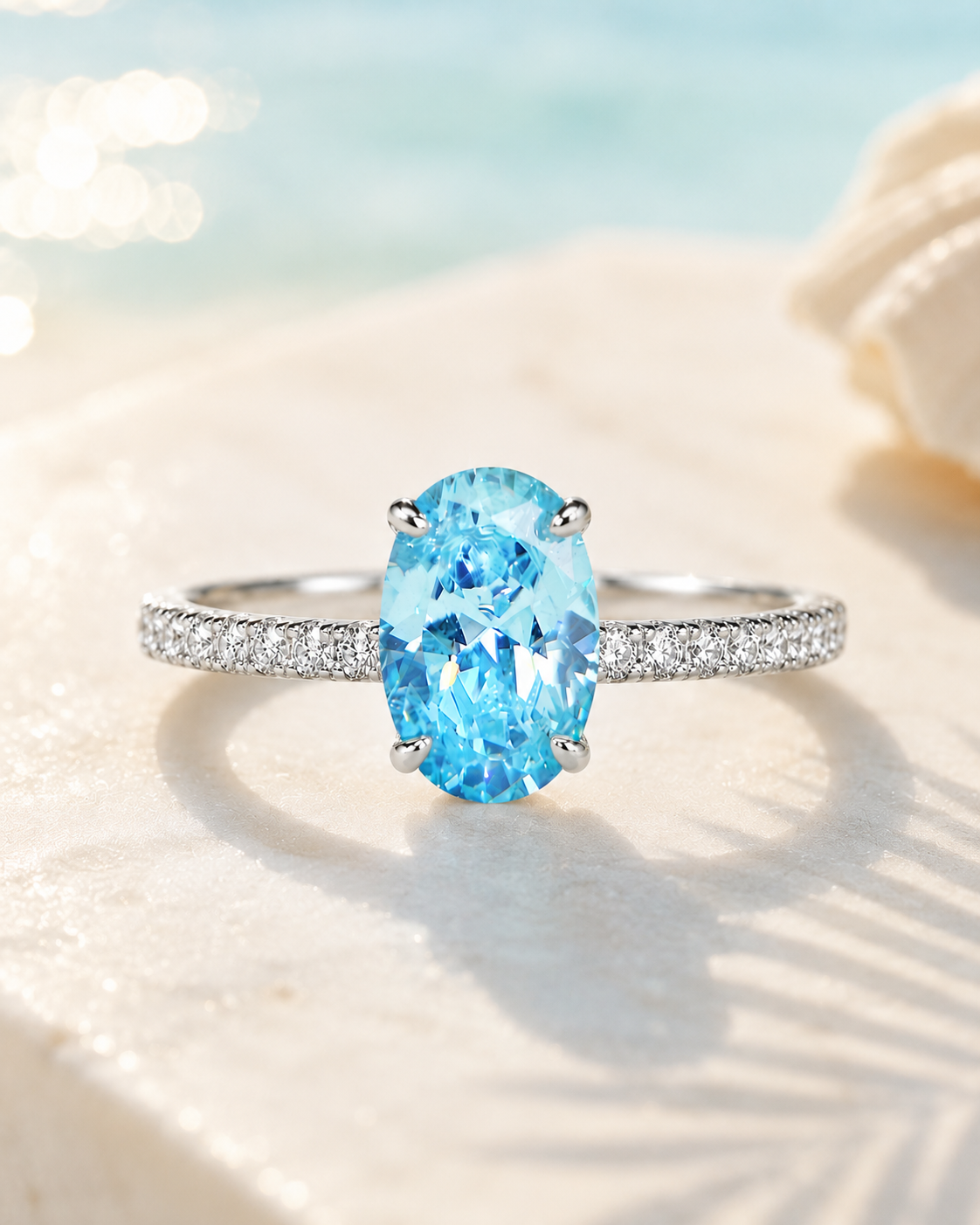 Ocean Oval Ring