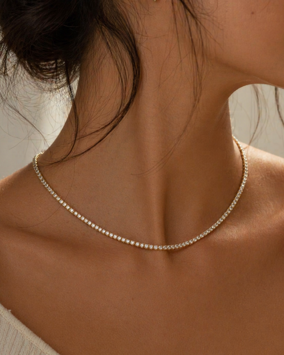 The Monaco Tennis Necklace