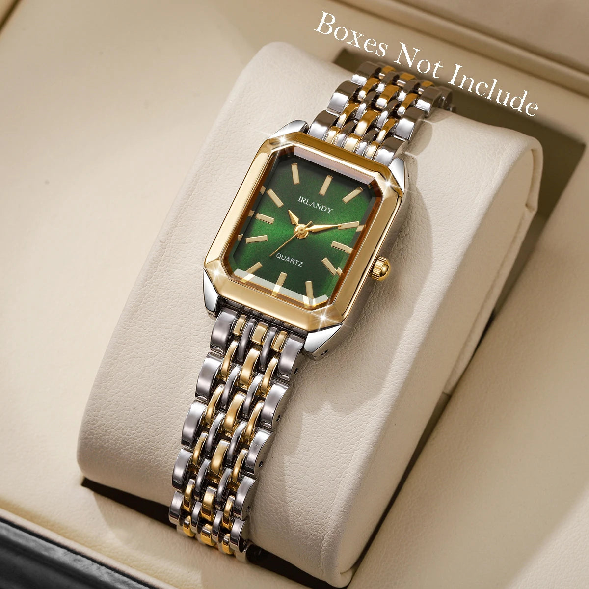 Women’s Rectangle Quartz Watch stainless Steel Strap