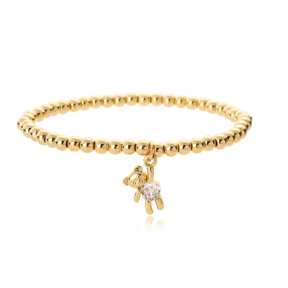 Bear Beaded Bracelet – Cute Charm