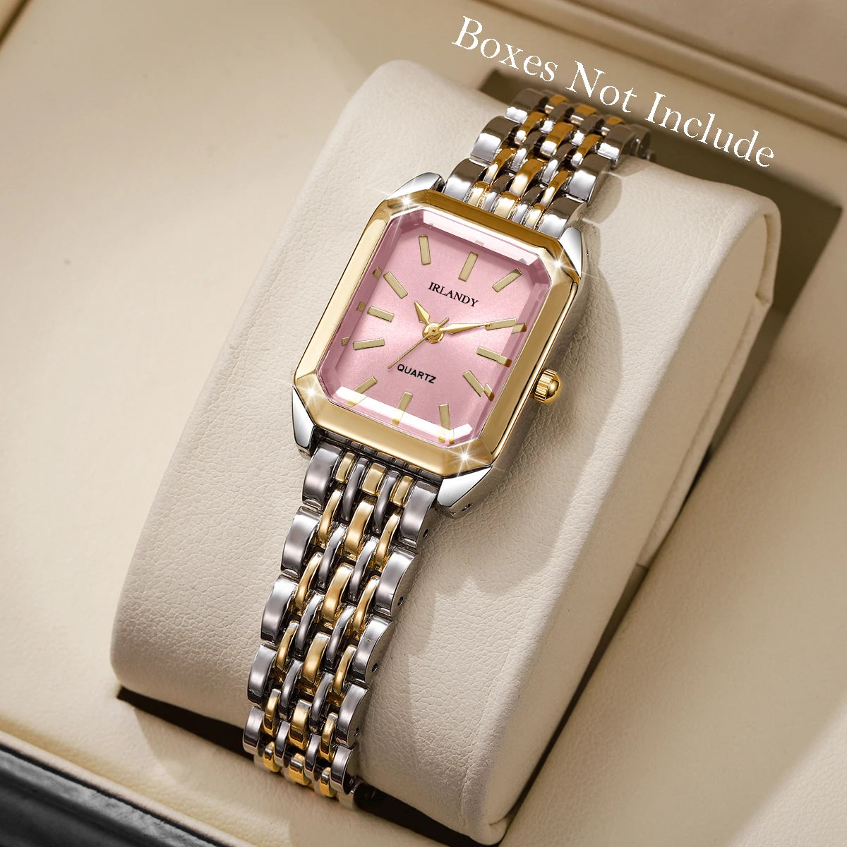 Women’s Rectangle Quartz Watch stainless Steel Strap