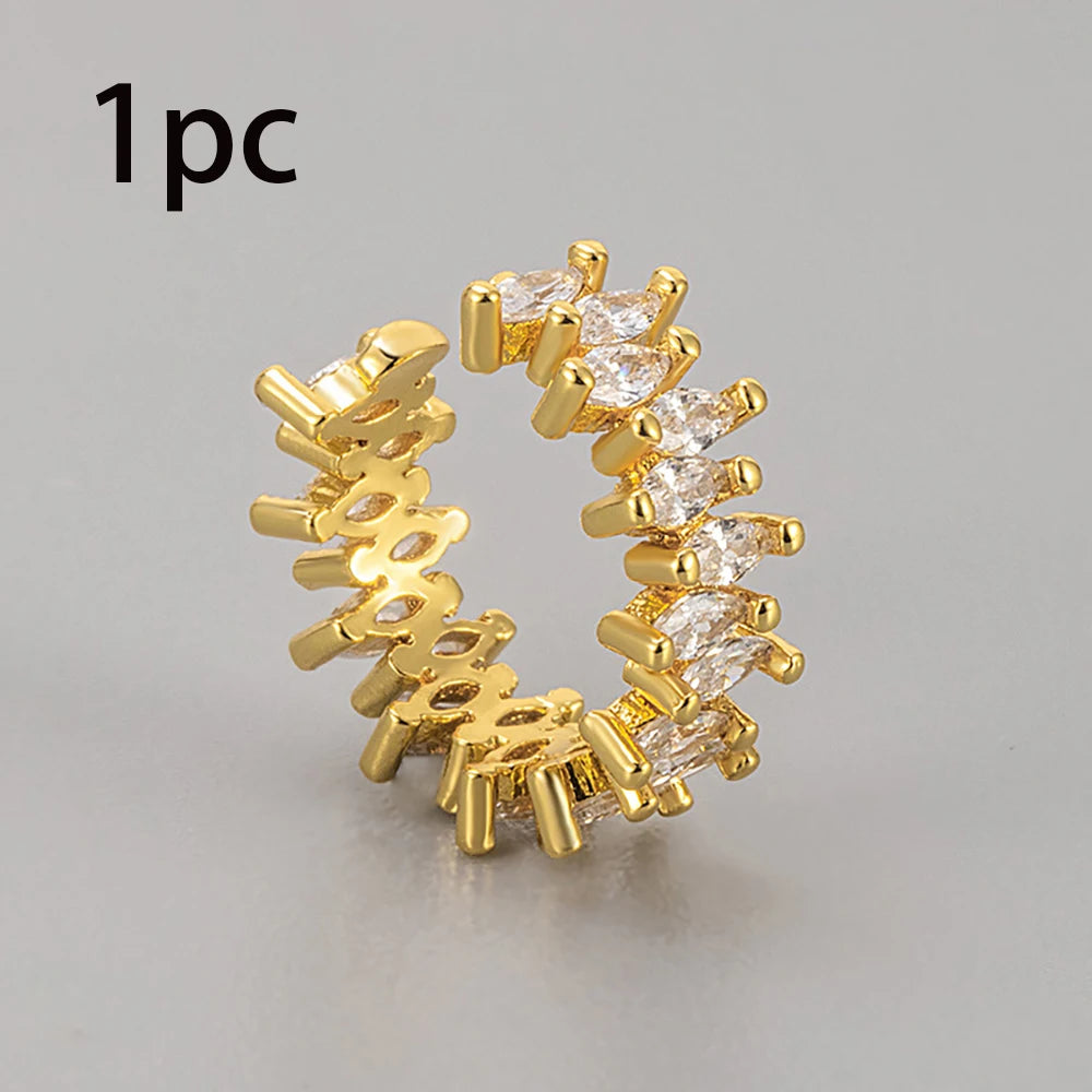 Marquise Zircon Earcuff Clip Earring – No Piercing Required