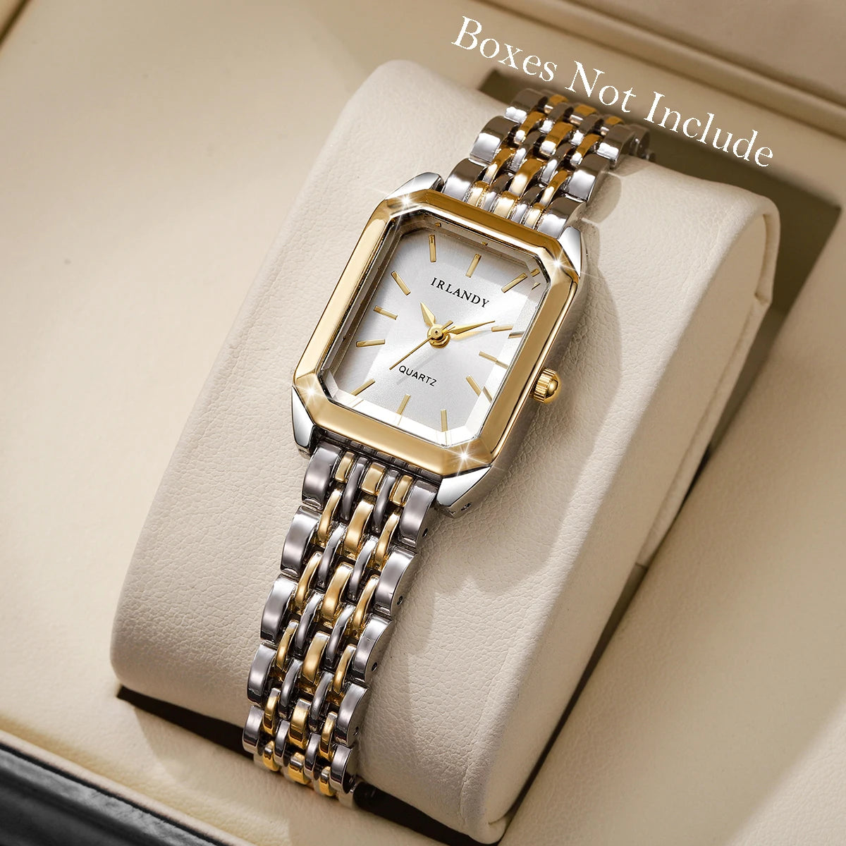 Women’s Rectangle Quartz Watch stainless Steel Strap