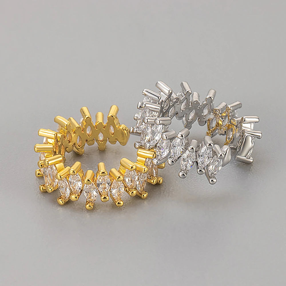 Marquise Zircon Earcuff Clip Earring – No Piercing Required